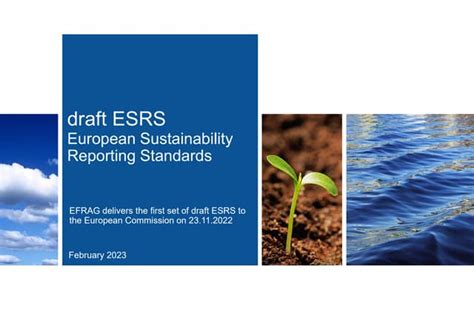 Esrsfirst Set Of Draft European Sustainability Reporting Standardspdf