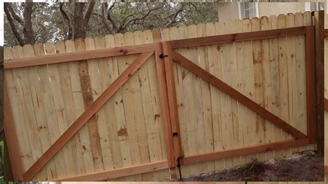 How To Build A Gate In A Privacy Fence Encycloall