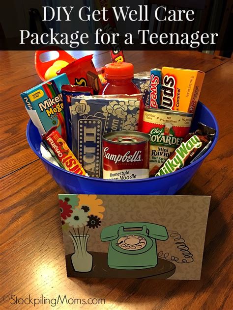 Send the gift of comfort today. Get Well Care Package for a Teenager