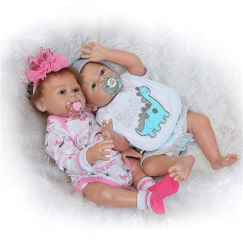 Buy Zero Pam 20 Inch Full Body Silicone Reborn Baby Dolls Twins