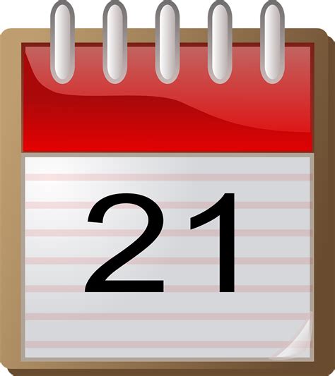 Datum Kalender 21 · Kostenlose Vektorgrafik Auf Pixabay