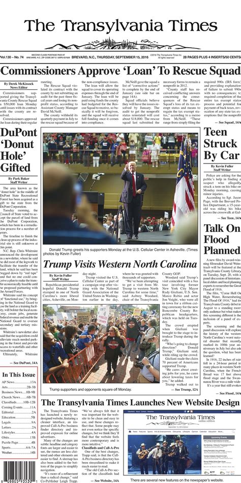 Transylvania Times, The | North Carolina Press Association
