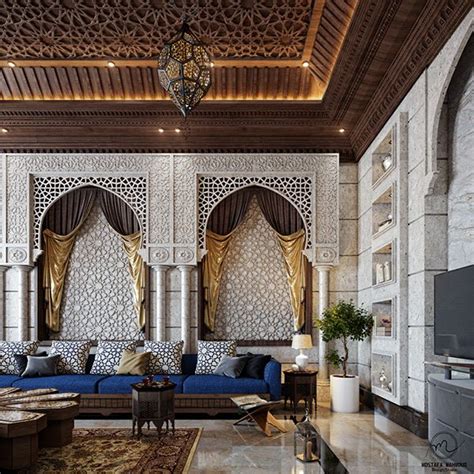Arabic Majlis On Behance Arabic Interior Design Moroccan Style