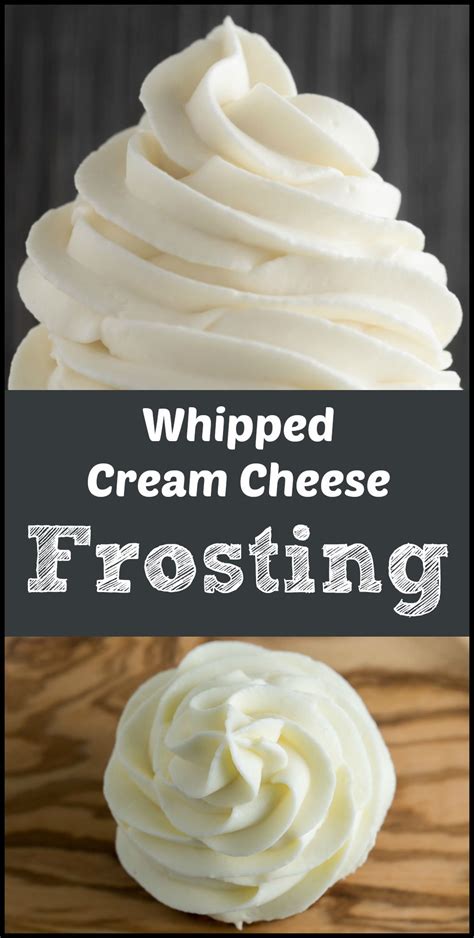 2 cups of heavy cream. Whipped Cream Cheese Frosting | Recipe | Cream cheese frosting easy, Whipped cream cheese