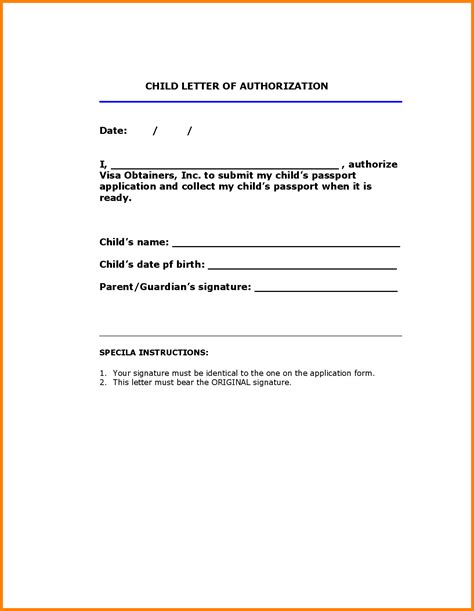 authorization letter  passportthorization passport