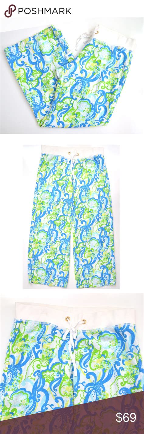 Lilly Pulitzer The Beach Pant Resort Crystal Coast Lilly Pulitzer The Beach Pant In Resort White