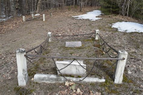The Two Lone Graves Of An Abandoned And Near Forgotten Pioneer Cemetery