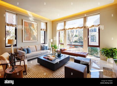 Interior Of Modern Living Rooms Stock Photo Alamy