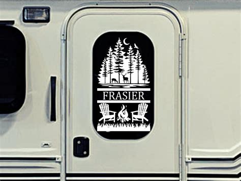 Personalized Camper Decal Rv Window Decal Slide Out Decal Etsy
