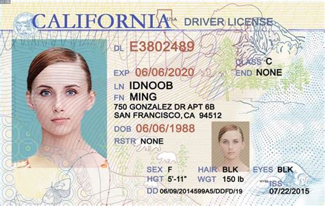 Blank California Drivers License Template 2018 Lopcall
