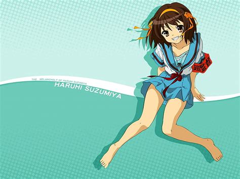 Anime La Melancolía De Haruhi Suzumiya Fondo De Pantalla Hd Wallpaperbetter