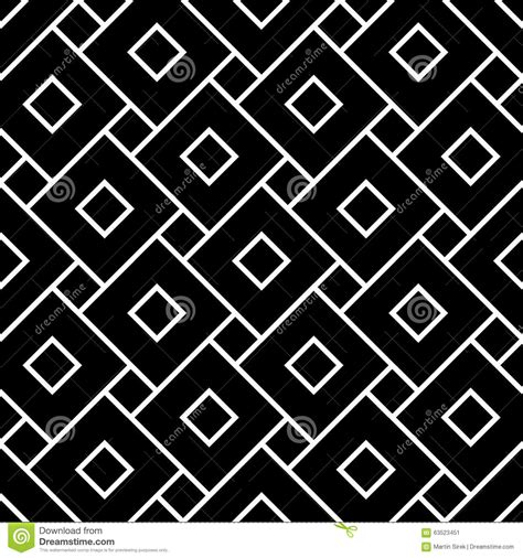 Vector Modern Seamless Geometry Pattern Squares Black And