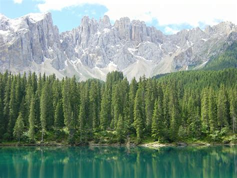 Karersee In The Dolomites Free Photo Download Freeimages