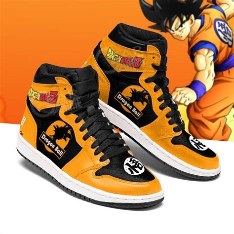 Dragon Ball Z Shoes Goku Jordan Sneakers High Top Anime Shoes