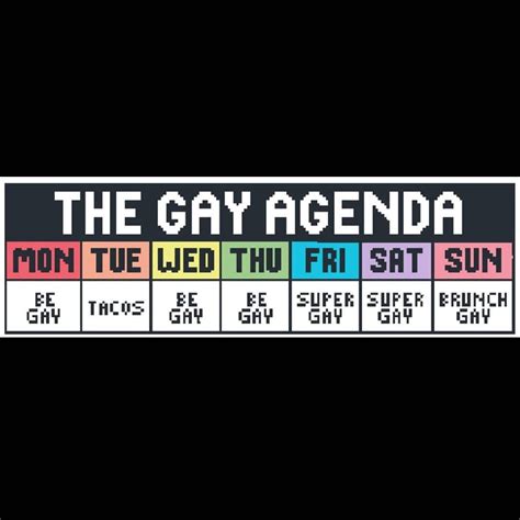pdf the gay agenda the gay agenda cross stitch pattern etsy
