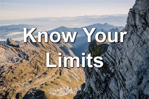 Know Your Limits | Joseph Lalonde
