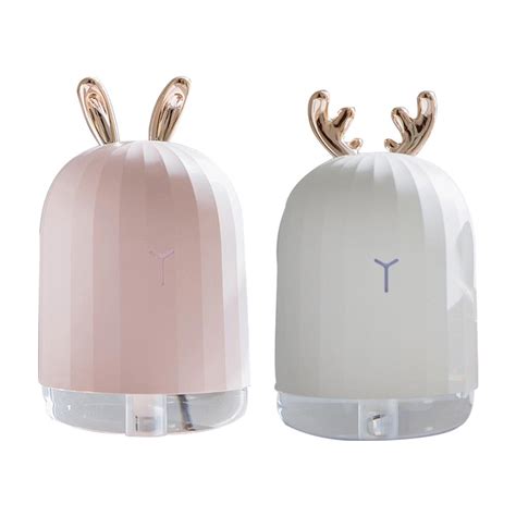 Mini White Deer Pink Rabbit Shaped Usb Humidifier Atomizer With Chinese