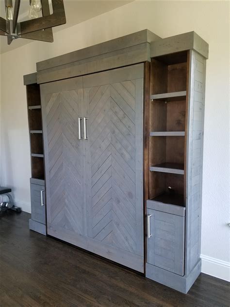 Handmade Custom Murphy Bed Design by Royals Remodeling & Design Company