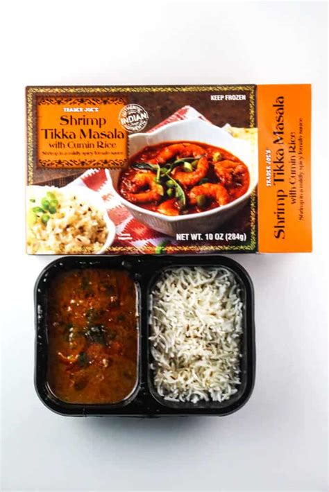 While chicken tikka masala might be one of the best known indian dishes of all time, we highly urge you to try it using shrimp instead! Trader Joe's Shrimp Tikka Masala | BecomeBetty.com