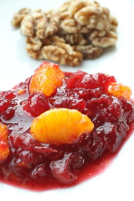 Cranberry Sauce With Mandarin Oranges And Walnuts Foodmayhem