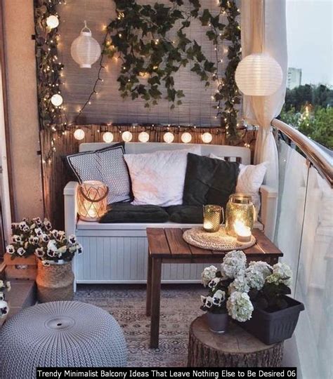 20 Trendy Minimalist Balcony Ideas That Leave Nothing Else To Be