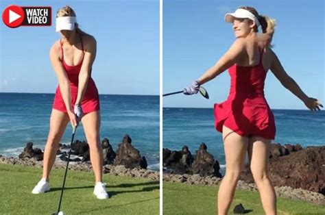 Paige Spiranac Instagram Hot Golfer Suffers Wardrobe Fail In Tiny