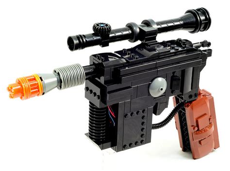 Custom Lego Gun Of The Week Electronic Lego Dl 44 Blaster Pistol By
