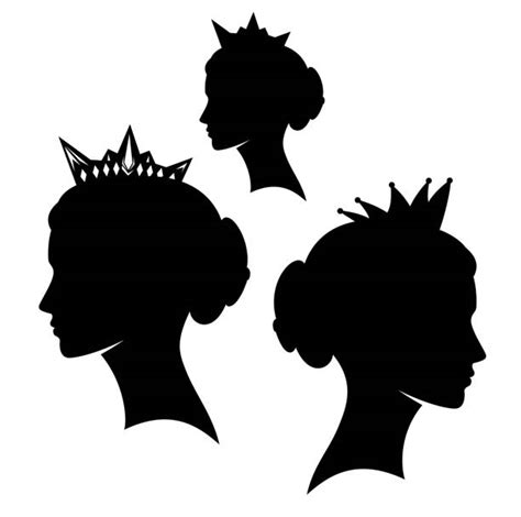 Queens Crown Silhouette Illustrations Royalty Free Vector Graphics