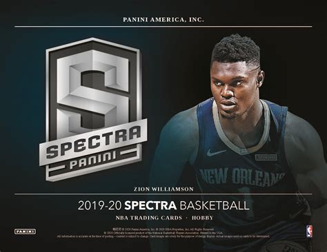 5 cards per pack, 12 packs per box, 12 boxes per case hobby hybrid configuration: 2019-20 Panini Spectra NBA Basketball Cards Brings More ...