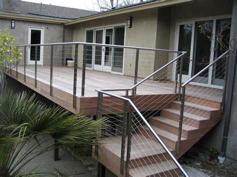 To ensure that all water is evacuated from the system, the bottom hem is left completely open. Rainier - Stainless Steel Cable Railing - FREE Estimate