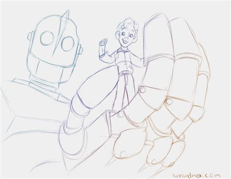 Daily Sketch: The Iron Giant by luxandnox on DeviantArt