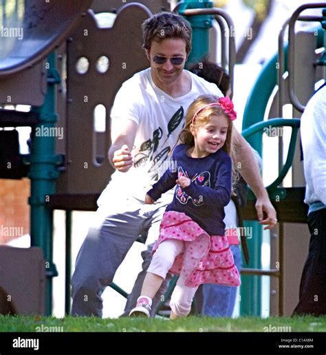 Actor Breckin Meyer Plays The Doting Father As He Spends The Day With
