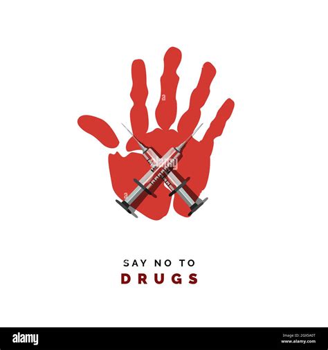 say no to drugs stock vector image and art alamy