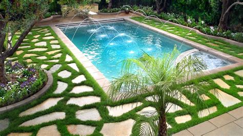 Swimming Pool Landscaping Ideas Ideas For Beautiful Swimming Pools YouTube