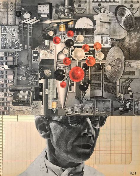 The Scientist Collage In 2021 Art Conceptual Art Original Collage