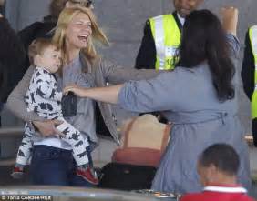 Claire Danes Amuses Son Cyrus As She Arrives In Cape Town Alongside