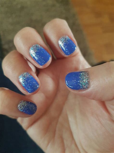Shop our high quality wholesale dipping powder and gel nail polish at the best prices and service. Eyeshadow blue CND Shellac with ombre glitter | Ombre ...
