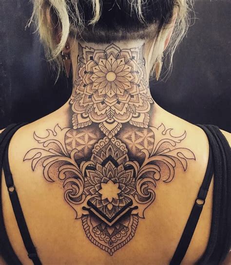 Mandala Neck Tattoo Design Ideas Body Tattoo Art