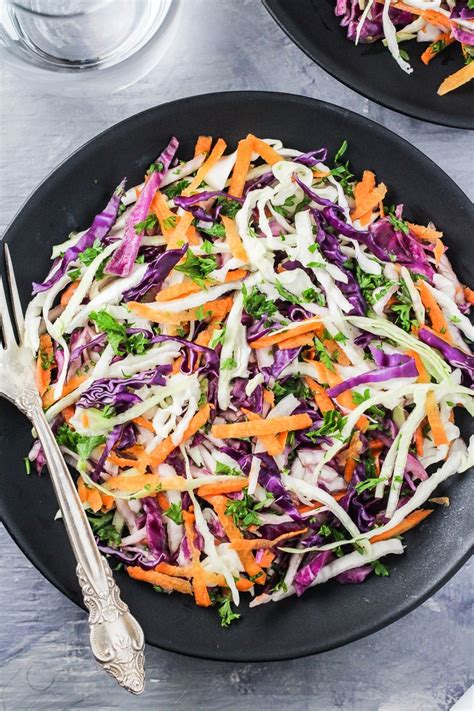 Red And Green Cabbage Salad