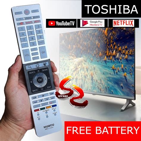 Toshiba Smart Tv Remote Replacement Rm L1328 Ct 90326 Ct 90329 Ct 90336