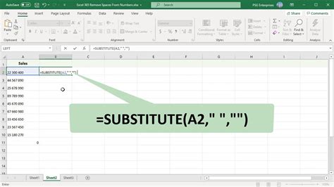 How To Remove Spaces From Numbers In Excel Office 365 Youtube