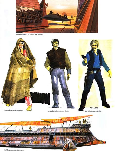 Return Of The Jedi Art Jabba Stuff From The Star Wars Archives Book Look At Those