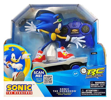 Nkok Sonic Free Rider Sonic The Hedgehog Rc Skateboard Toy Remote