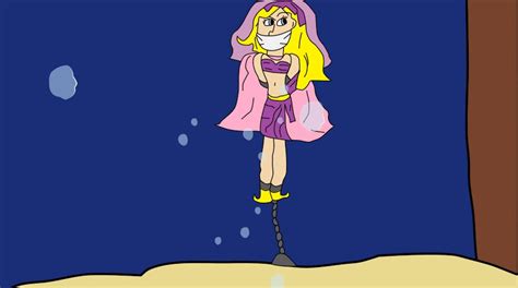 Princess Salinas Tied Up In The Deep  By Sonicrock56 On Deviantart
