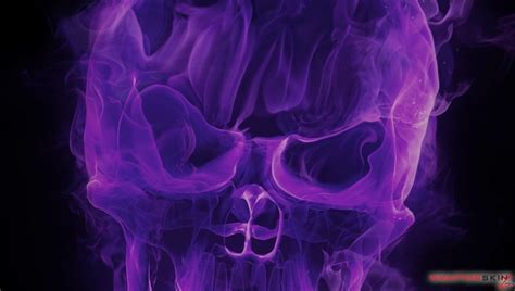 Flaming Fire Skull Purple Decal Style Skin Fits Sony Ps Vita Skull
