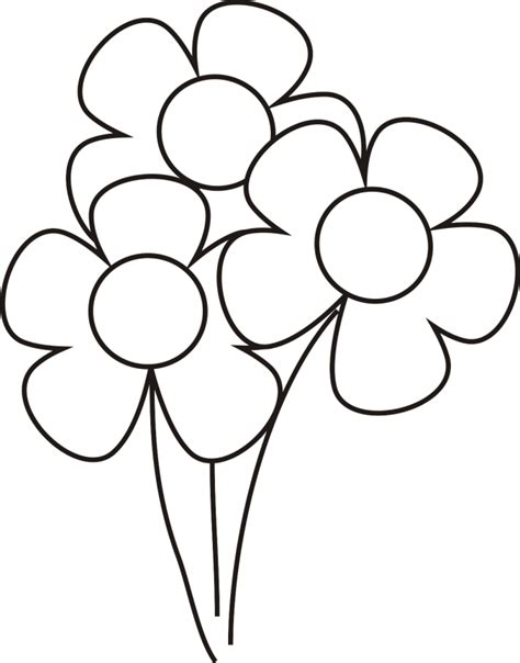 Dibujos De Flores Para Pintar Y Colorear