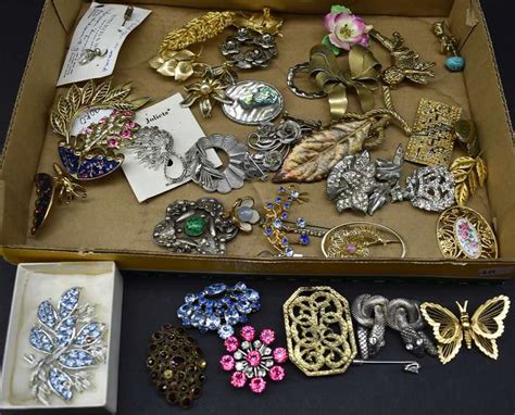 Assorted Costume Jewelry Pins Bhd Auctions
