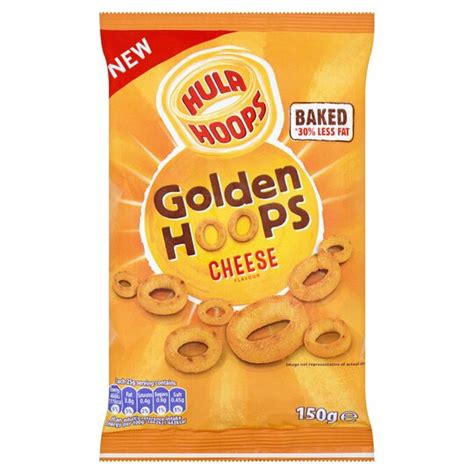 Hula Hoops Gldn Hoops Cheese Snacks 150 G Tesco Groceries