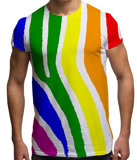 Rainbow Gay Pride Cute Mens Shirt Mnlalapa