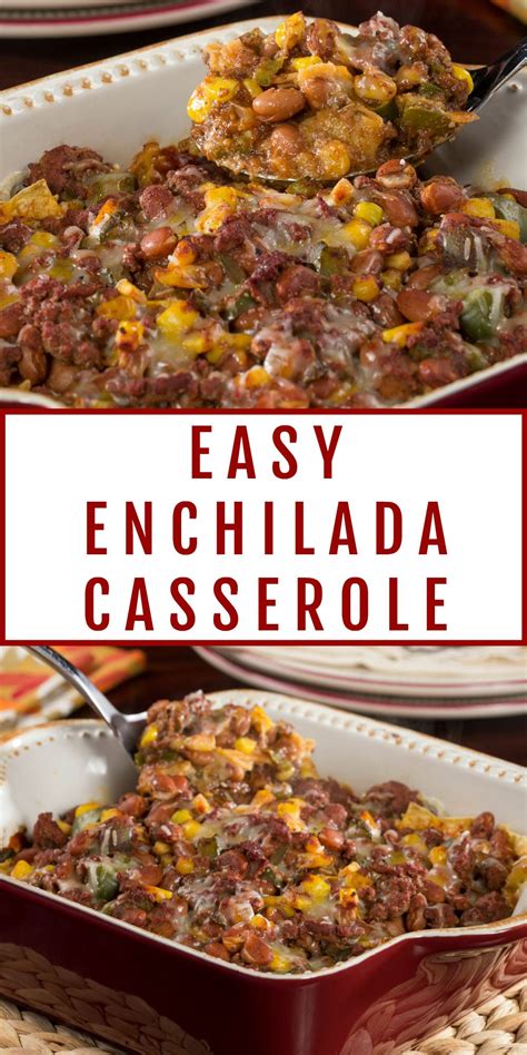 There's something satisfying about making homemade soup. Easy Enchilada Casserole | Recipe | Easy enchilada casserole, Healthy casserole recipes ...